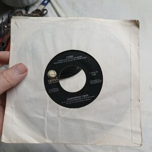 Geffen Records Black Vinyl Record